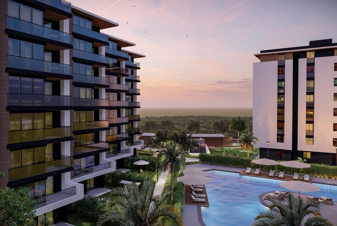 Modern Premium Residential Apartment for Sale in Cankaya, Antalya