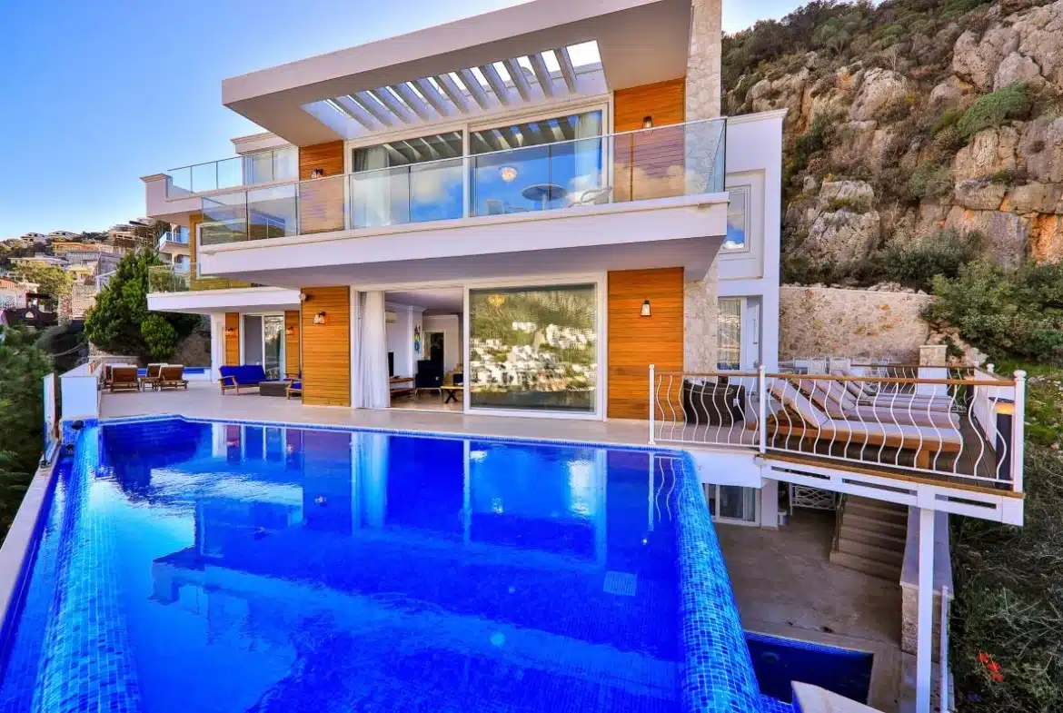 Ultra-Luxury Detached Villa for Sale in Kalkan with Paranomic Sea View