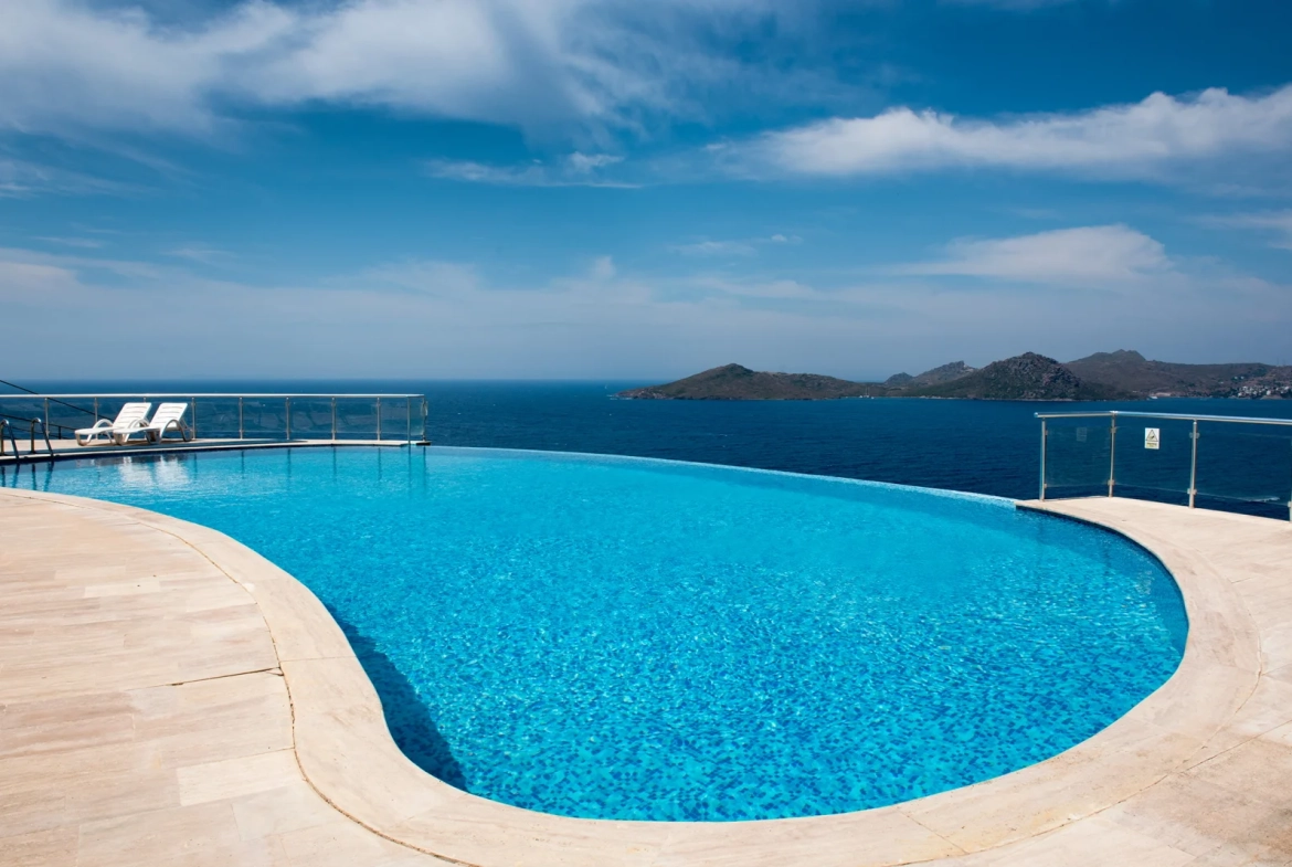 Charming 3-Bedroom Semi-Detached Villa with Panoramic Sea Views in Bodrum